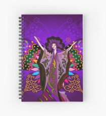 Queen of the Purple Butterflies Spiral Notebook