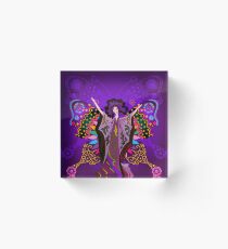 Queen of the Purple Butterflies Acrylic Block