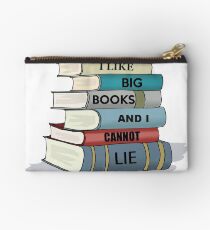 I LIKE BIG BOOKS AND I CANNOT LIE - Gifts for Book Lovers and Readers Studio Pouch