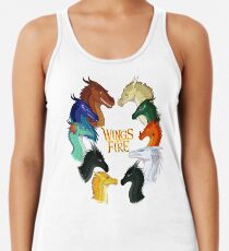 Camiseta con espalda nadadora Alas de fuego: todas juntas