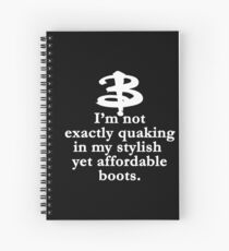 Buffy The Vampire Slayer Quote v2.0 Spiral Notebook