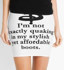 Buffy The Vampire Slayer Quote v1.0 Mini Skirt