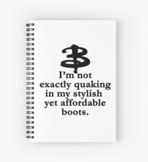 Buffy The Vampire Slayer Quote v1.0 Spiral Notebook