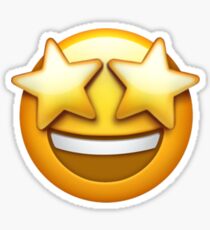 Emoji Starstruck Sticker