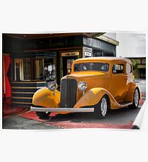 1933 Pontiac Deluxe 8 Touring Sedan II Poster
