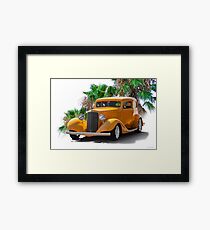 1933 Pontiac Deluxe 8 Touring Sedan Ia Framed Print