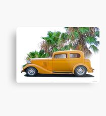 1933 Pontiac Deluxe 8 Touring Sedan 'Profile' II Metal Print