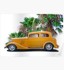 1933 Pontiac Deluxe 8 Touring Sedan 'Profile' II Poster