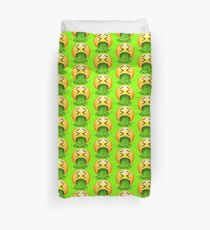 Erbrechen Emoji Bettbezug