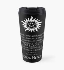 Supernatural Adios Bitch Exorcism Travel Mug