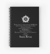 Supernatural Adios Bitch Exorcism Spiral Notebook