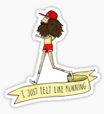 Forrest Gump - I just felt like running Sticker