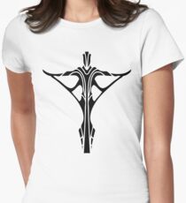 Elder Symbol Black. Women's Fitted T-Shirt
