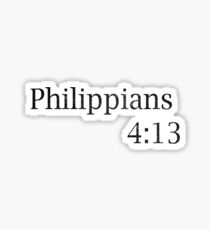 Philippians 4:13 Sticker