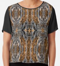 Pewter & Bronze Chiffon Top