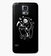 Funda/vinilo para Samsung Galaxy La muerte monta un gato negro