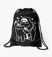 Todesfahrten Eine schwarze Katze Rucksackbeutel