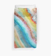 AGATE Inspired Watercolor Abstract 01 Duvet Cover