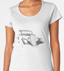 1934 ford, black shirt Women's Premium T-Shirt