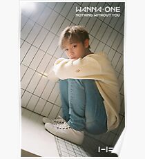 WANNA ONE NOTHING WITHOUT YOU PARK JIHOON Poster