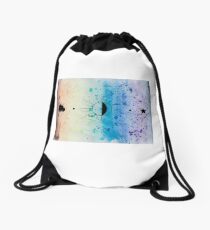 Rainbow Sherbet Sky Drawstring Bag