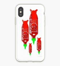 sriracha bomb graphic iPhone Case