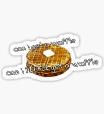 Can I Get a Waffle Sticker