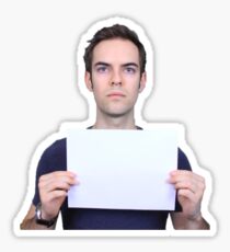 jacksfilms YouTube Jack Douglass Angry Customizable Paper Sticker