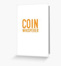 Fun metal detecting - great gift idea for coin collecting fans Greeting Card