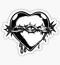 Barbed Heart Sticker