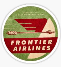 Frontier Airlines USA Sticker