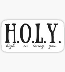 H.O.L.Y. Sticker