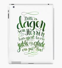 Dette er dagen iPad Case/Skin