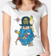 Pirate Portrait Women's Fitted Scoop T-Shirt
