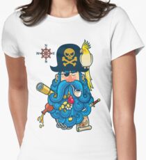 Pirate Portrait Women's Fitted T-Shirt