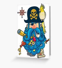 Pirate Portrait Greeting Card