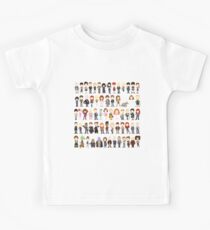 Colorful Doctor ? and their friendly companions Kids Tee