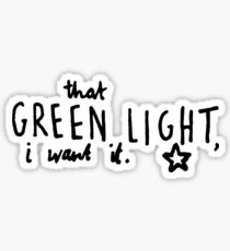 lorde green light Sticker