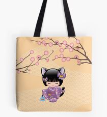 Neko Kokeshi Doll V2 Tote Bag