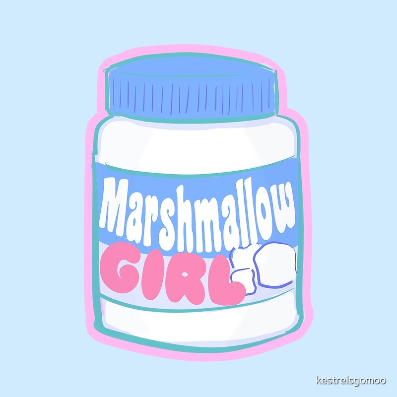 "Marshmallow Girl Creme ver." by kestrelsgomoo Redbubble