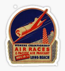 Air Races Long Beach 1934 Sticker