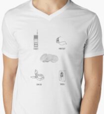 Stranger Things Characters Men's V-Neck T-Shirt