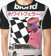 White Ferrari Graphic T-Shirt