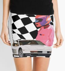White Ferrari Mini Skirt