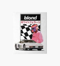 White Ferrari Art Board