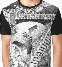 Escher Treppen Grafik T-Shirt