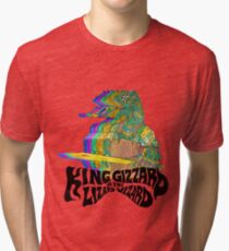 Camiseta de tejido mixto Rey Gizzard Lizzard