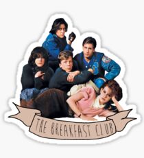 the breakfast club banner Sticker