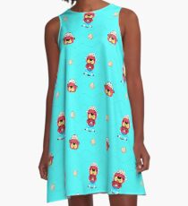 Vestido acampanado Cruce de animales Pascal the Otter