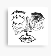 @ r t Metal Print